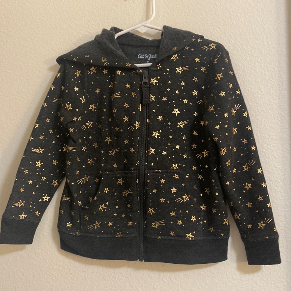 Cat & Jack Fleece Hooded Zip-up